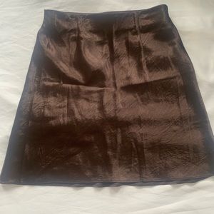 Aritzia Slip Satin Mini Skirt